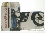 zakje uit krantenpapier, 'India', 80 x 105 mm, pakje à 20 stuks
